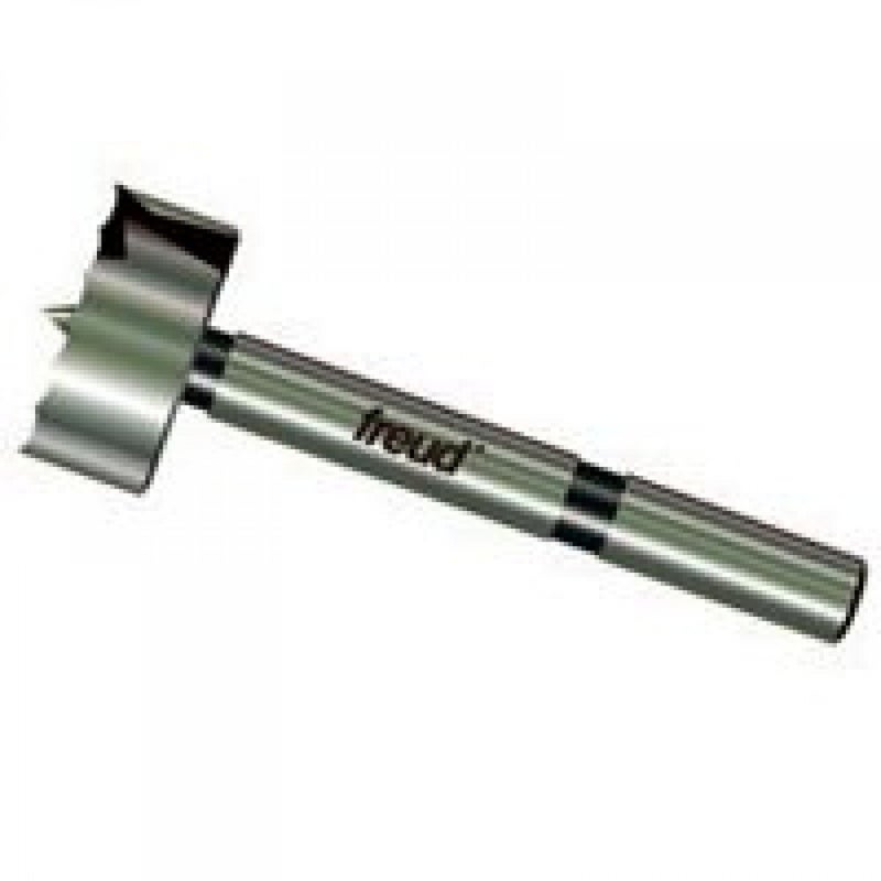 Freud 1-1/4"" Precision Shear Forstner Bit with Serrated Edge for Flawless Cutting - Ideal for Flat Bottom Holes, Plywood, Hardwoods & Softwoods, 3/8"" Shank, Razor-Sharp Spur - PB-009 - Image 2